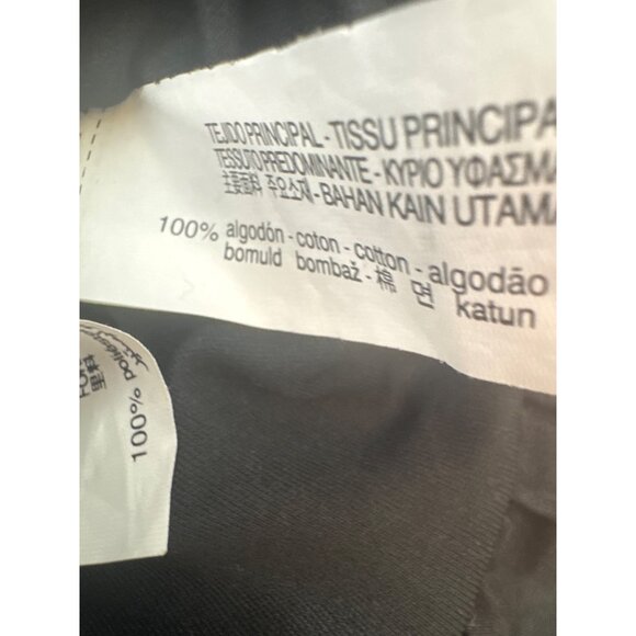 ZARA Small Black Puff Sleeve Cotton & Polyester Balloon Hemline Elastic Waist - Picture 13 of 15